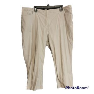 Apt. 9 crop length pants - cream color